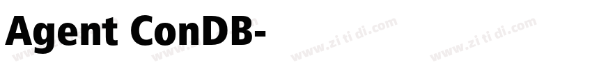 Agent ConDB字体转换